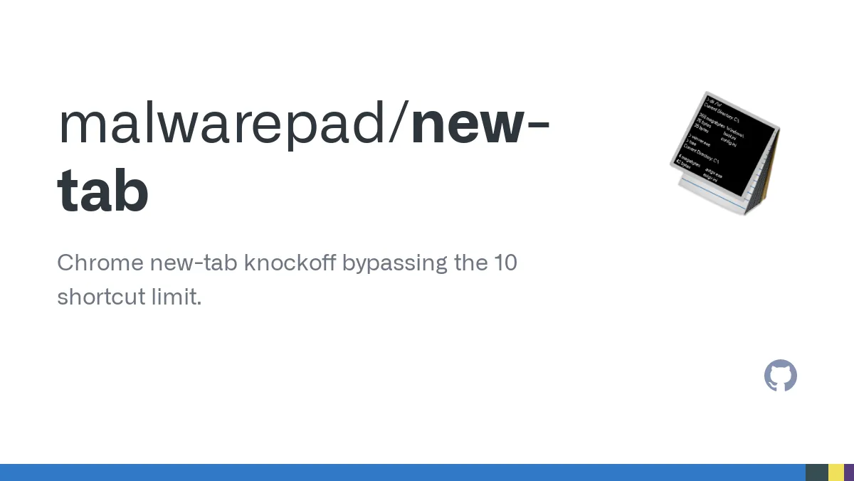 Chrome new-tab knockoff bypassing the 10 shortcut limit. (mostly to prove knowing Prisma ORM)