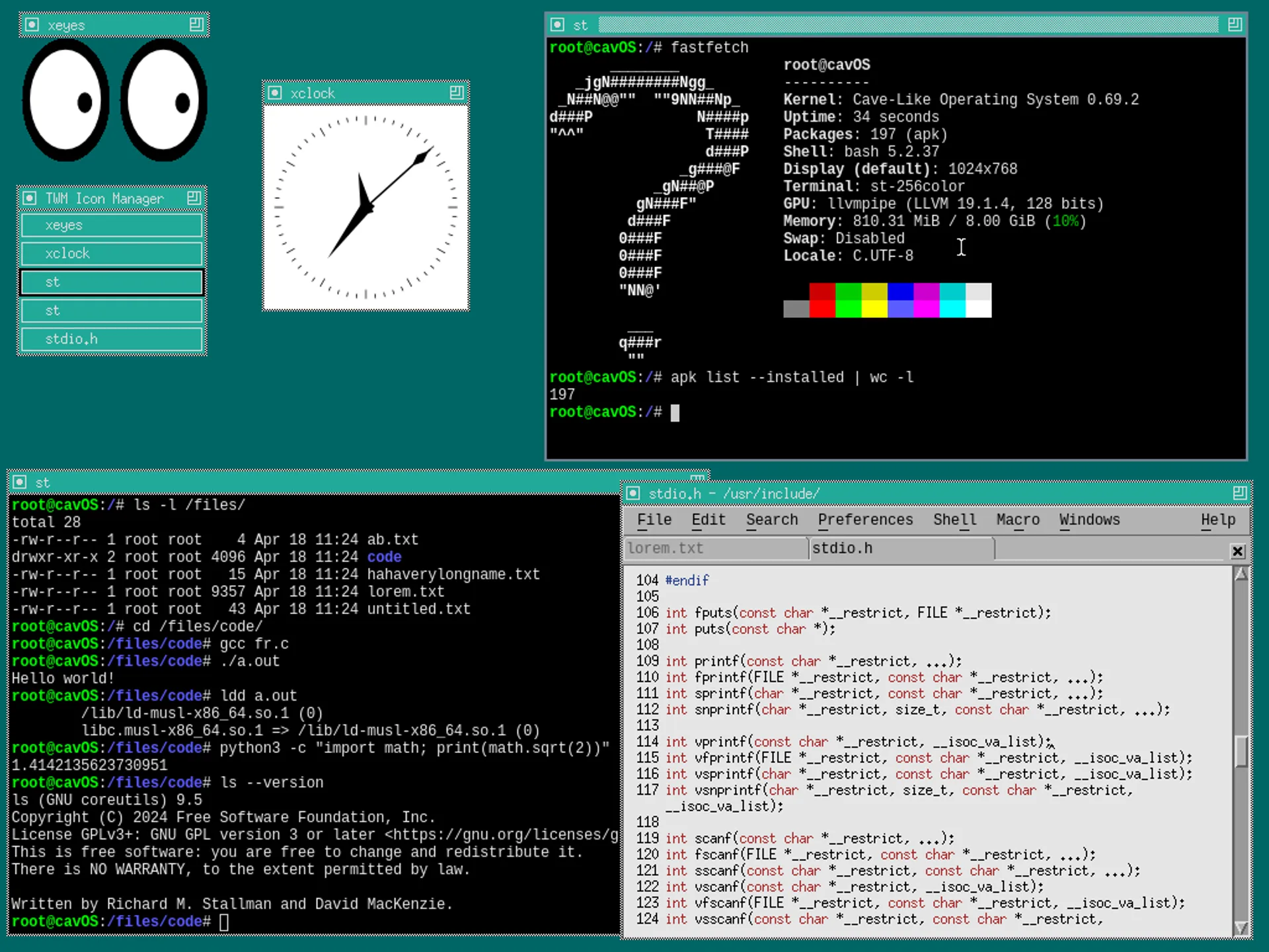 Amd64 operating system in C. Trying to make a full OS from scratch, with a simple and readable codebase.